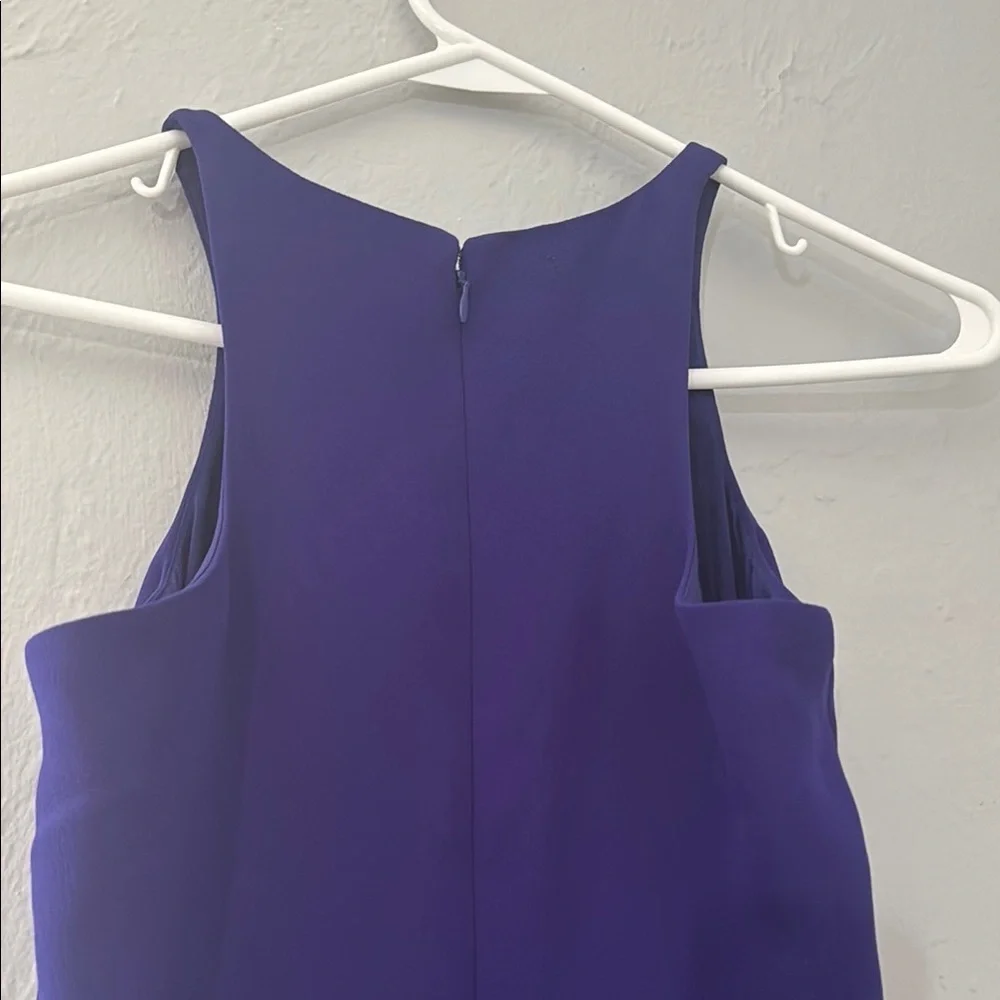 J. Crew Blue Sheath Halter Cocktail Dress 102